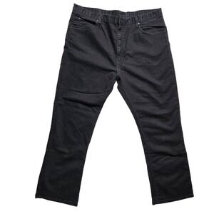 Men's Black Denim Jeans Size 40x30 Classic Straight Leg Work Casual Pants